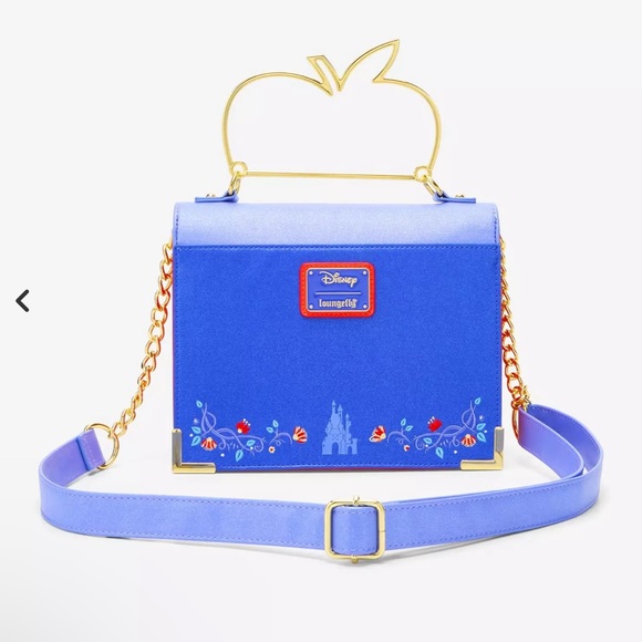 Loungefly Disney Snow White And The Seven Dwarfs Apple Handle Crossbody Bag - Picture 3 of 5